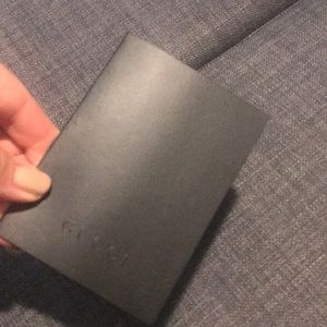TWO Gucci receipt holders
